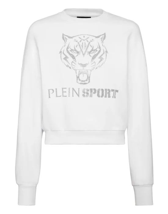 Cropped Hoodie Sweatjacket Tiger