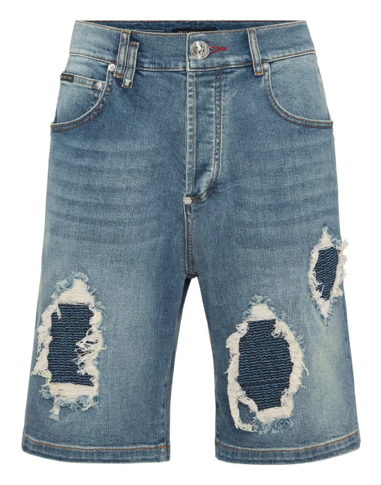 Denim Shorts Formentera Distressed