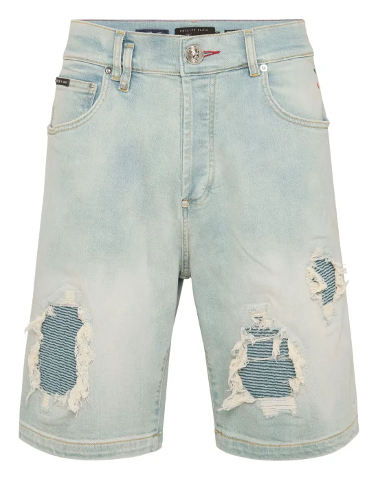 Denim Shorts Formentera Distressed