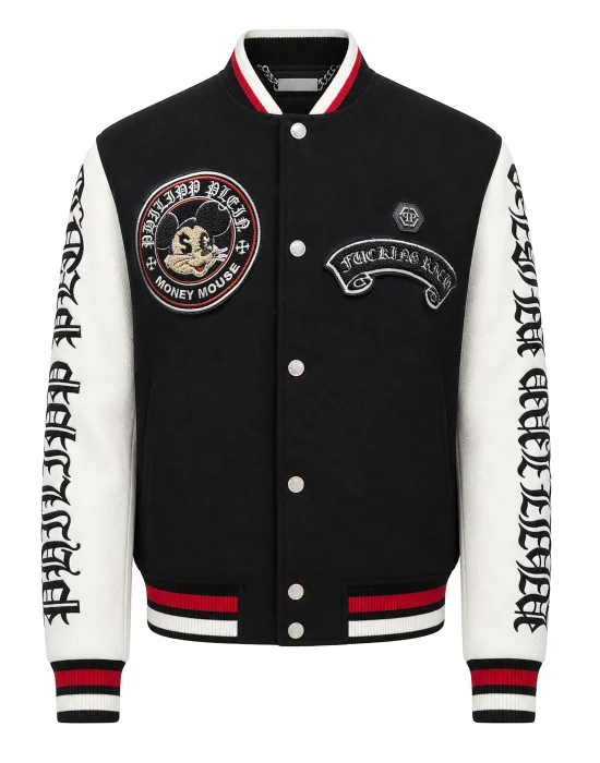 College Bomber Jacket LS Money Mouse