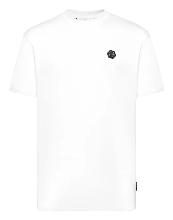 T-shirt Round Neck SS Strass Gothic Plein