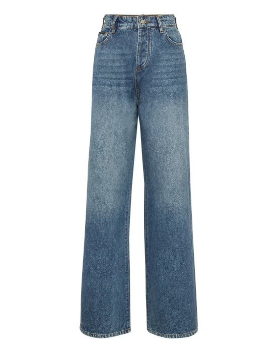Denim Trousers Skater Fit Logo