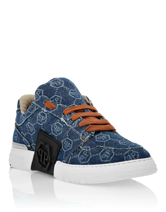 Denim Lo-Top Sneakers Monogram