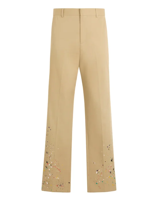 Loose Fit Trousers Painted Painted