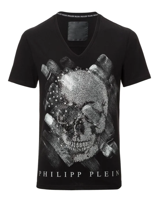 T-shirt V-Neck SS "Replay"