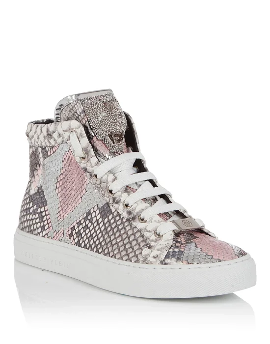 Hi-Top Sneakers "Rose star"