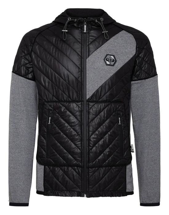 Hoodie Sweatjacket  Geometric