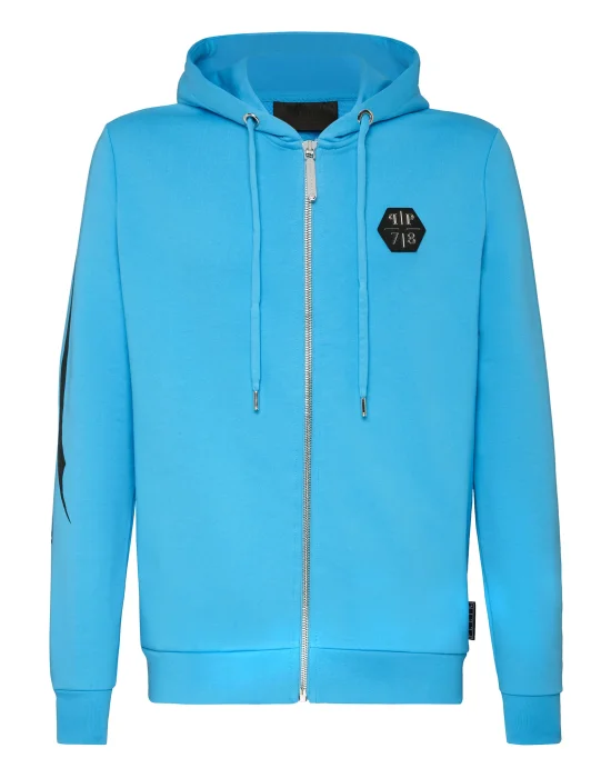 Hoodie Sweatjacket Allover skull