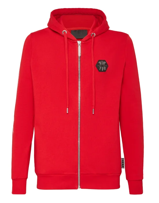 Hoodie Sweatjacket Allover skull