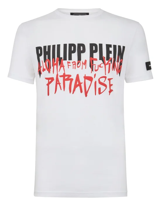T-shirt Platinum Cut Round Neck Rock PP