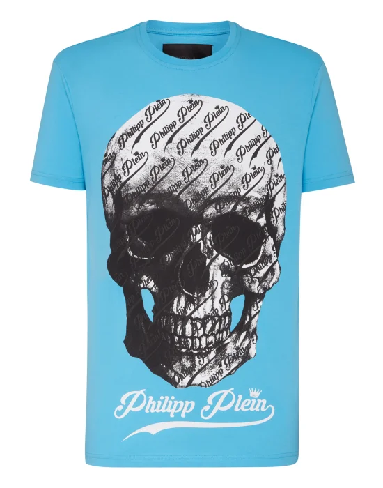 T-shirt Round Neck SS Allover skull