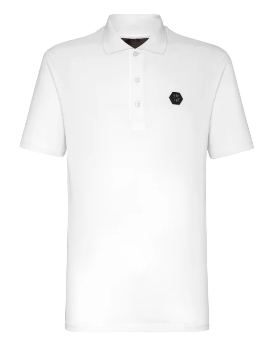 Slim Fit Polo shirt SS Allover skull