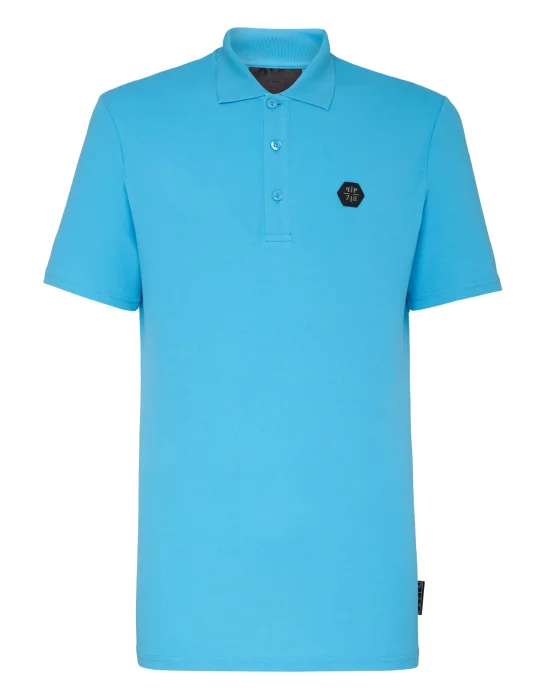 Slim Fit Polo shirt SS Allover skull