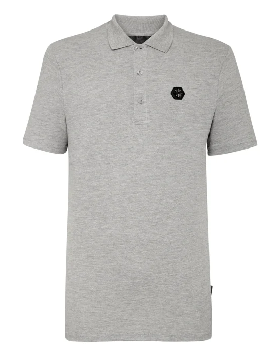 Slim Fit Polo shirt SS Allover skull
