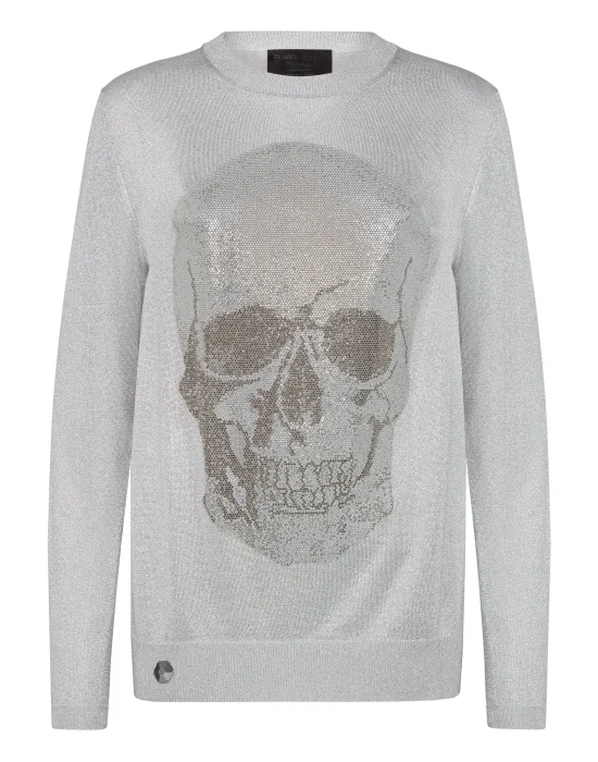 Pullover Polo-Neck LS Skull