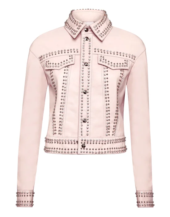 Leather Bomber Crystal