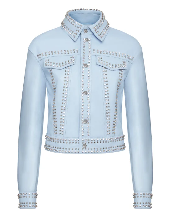 Leather Bomber Crystal