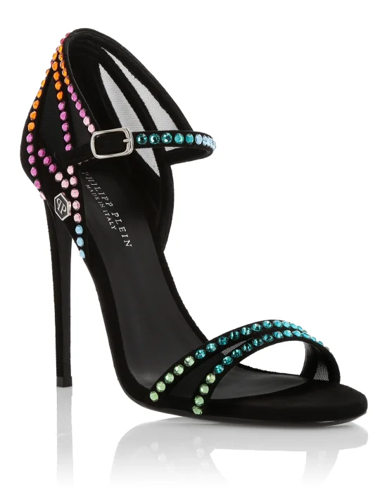 Sandals High Heels Crystal
