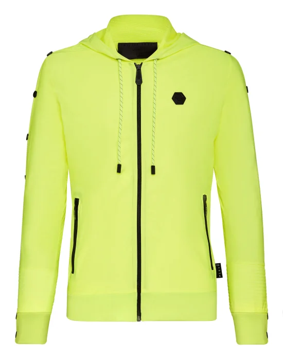Hoodie Sweatjacket Hexagon