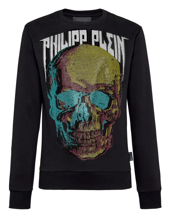 Sweatshirt LS Skull and Plein