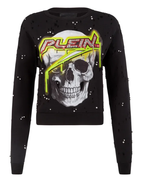 Sweatshirt LS Space Plein