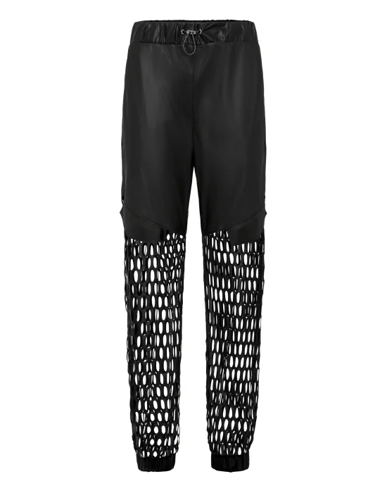 Nylon Jogging Trousers Metal Sport