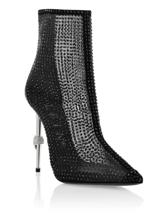 bootie high heels Crystal