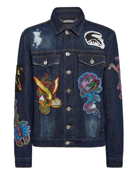 Denim Jacket Tattoo Patches