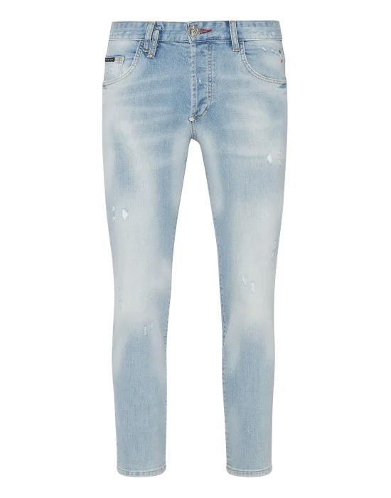 Denim Trousers Skinny Destroyed