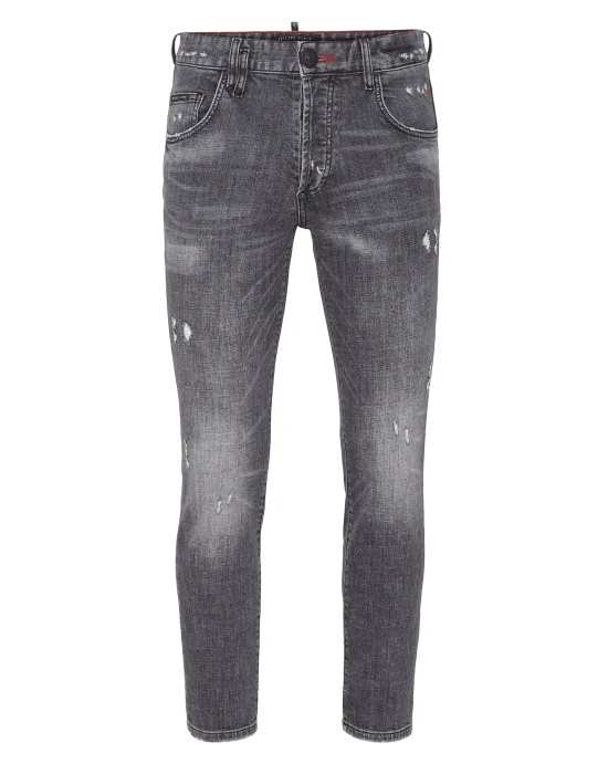 Denim Trousers Skinny Destroyed