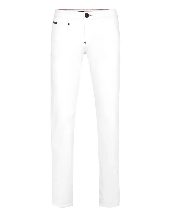 Denim Trousers Straight Cut