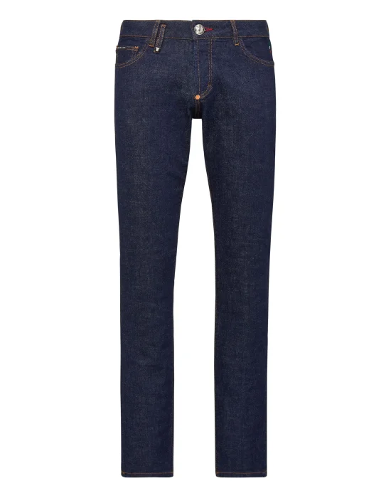 Denim Trousers Straight Cut