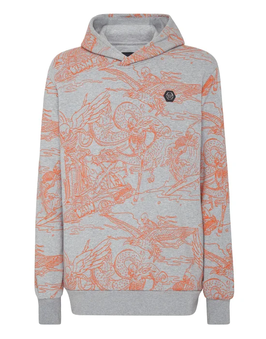 Hoodie sweatshirt Embroidered