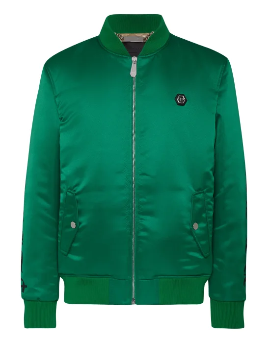 Satin Top Gun Bomber Hexagon