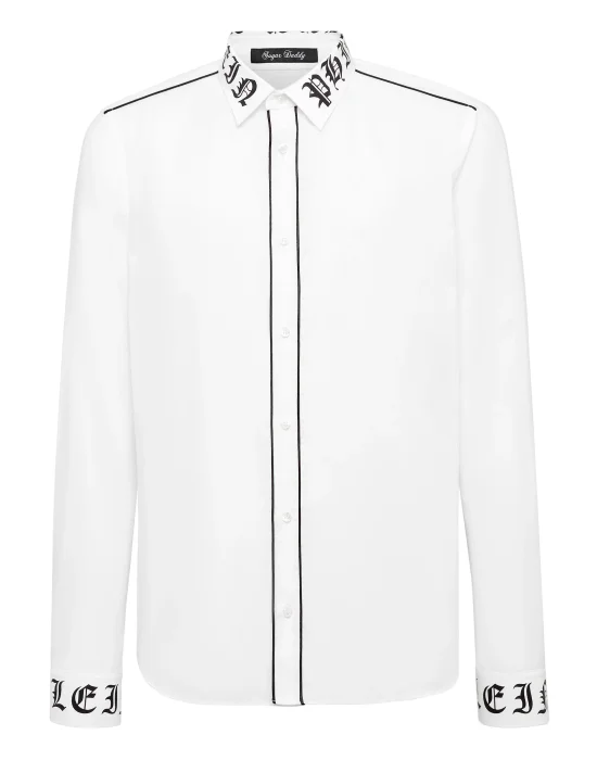 Cotton Shirt Sugar Daddy Cut LS Gothic Plein