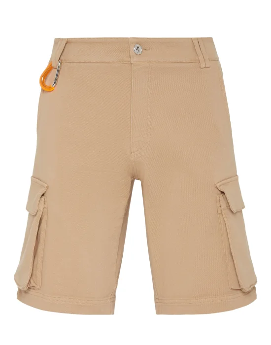 Cotton Short Trousers Cargo fit Monogram