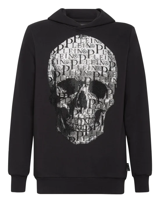 Hoodie sweatshirt Stones Skull and Plein