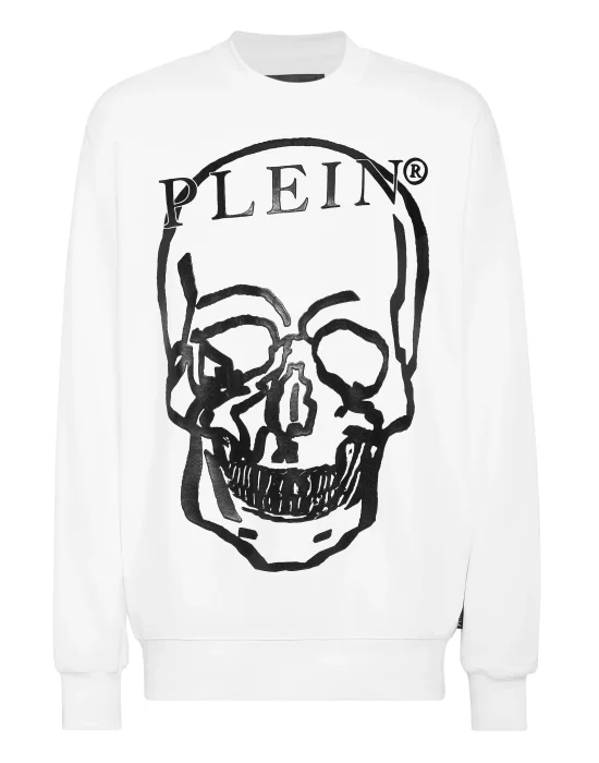 Sweatshirt LS Skull and Plein