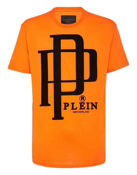 T-shirt Round Neck SS Flock print