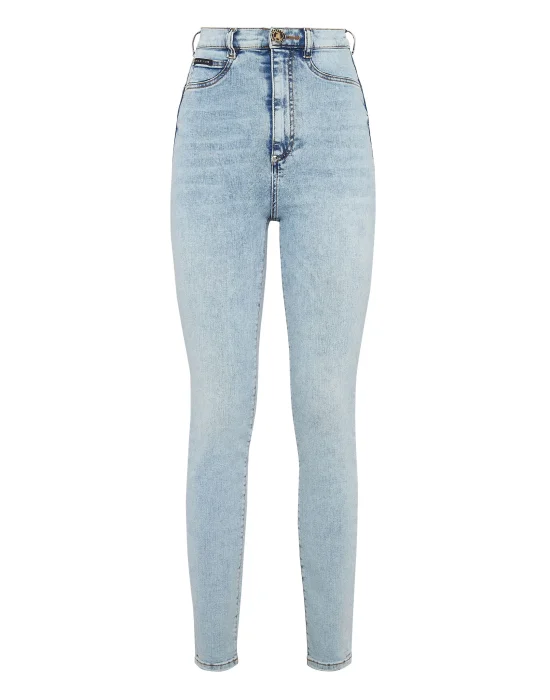 Super High Waist Jegging Skull