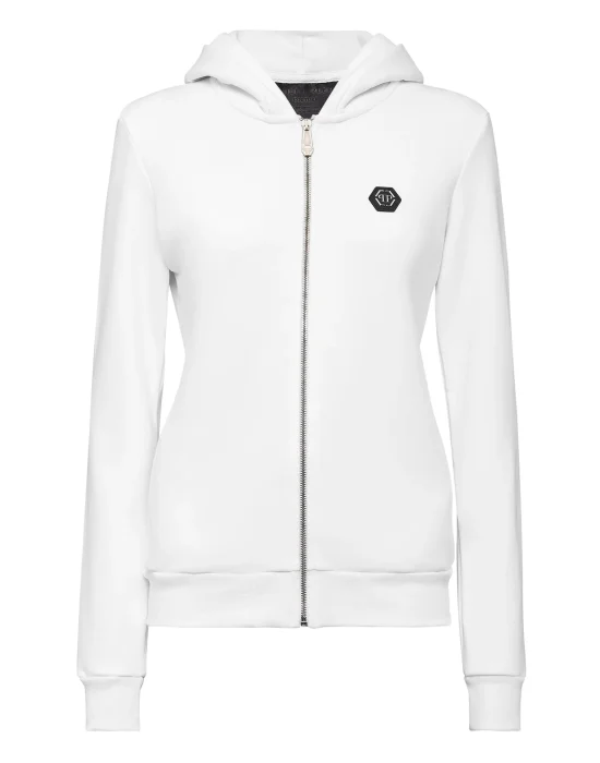 Hoodie Sweatjacket Full Zip Multicolor  Skull