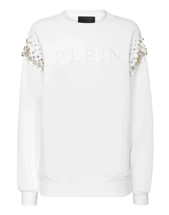 Sweatshirt LS Crystal Iconic Plein