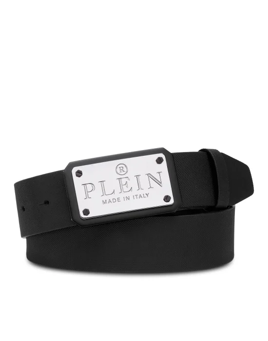 Leather Belt Iconic Plein