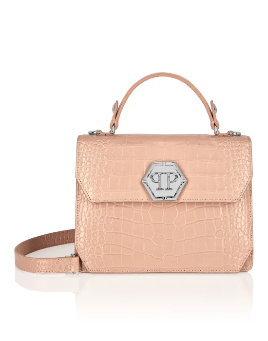 Medium Handle Bag Superheroine Croco Print
