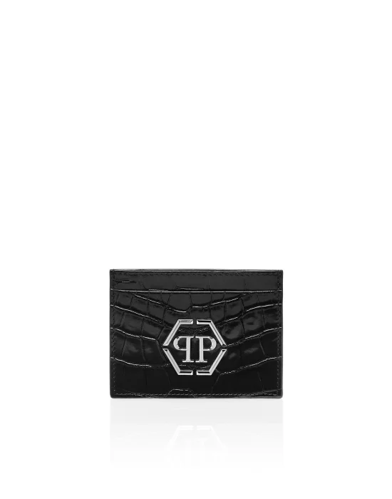 Croco Embossed Credit Cards Holder