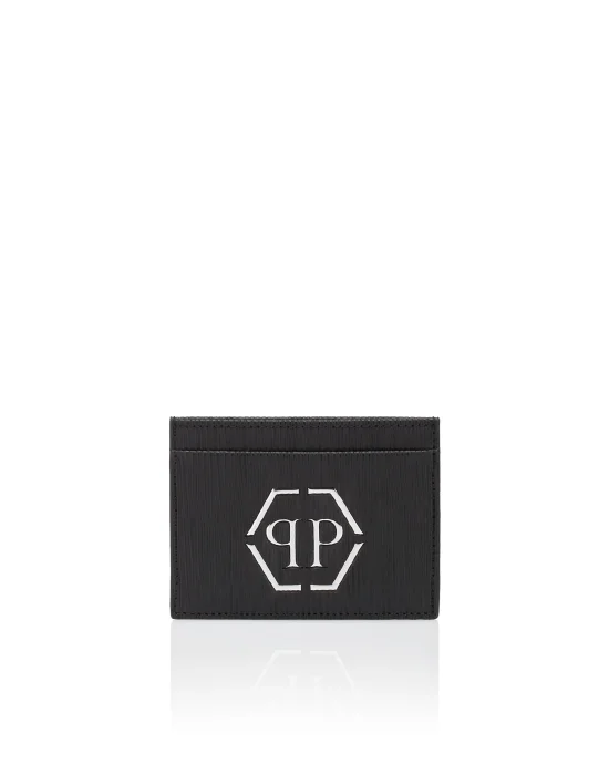 Leather Credit Cards Holder Monogram
