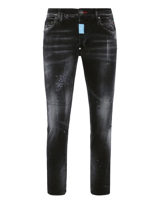 Denim Trousers Skinny Fit Hexagon