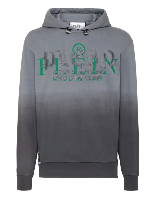 Hand Painted Hoodie Sweatshirt Gothic Plein