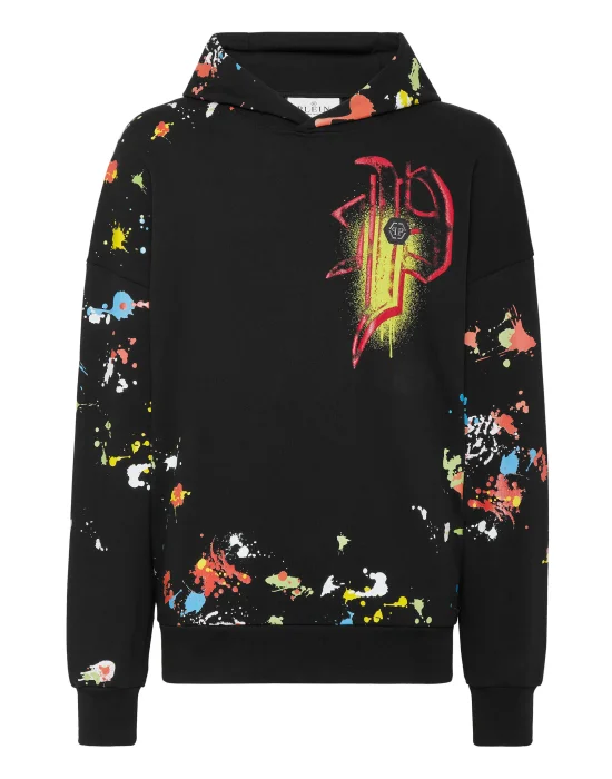 Hoodie sweatshirt Dripping Skull