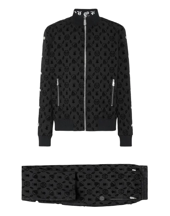 Tracksuit: Sweatjacket/Trousers Skull&Bones